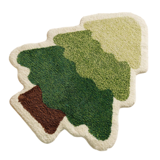 Absorbent Bathroom Mat, Hotel Decoration, Nightstand Cover B